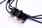 10M LED Festoon Retro Bulb String Lights -10 Bulbs White