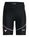 Women's Project Rock Heatgear Bike Shorts - Black LG