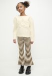 PoP Candy Flared Legging - Ecru & White