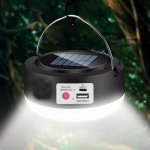 Solar Camping Portable Tent LED Bulb Rechargeable Outdoor Work Light Emergency Power For Camping Hiking And Fishing