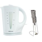 Mellerware - "tugela" 1.7L Cordless Kettle And Milk Frother - White