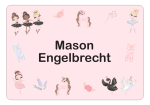 Ice Cream Tub School Label : Swan Princess Pink