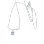 Blue Topaz Pendant Sterling Silver Elegant And Versatile.