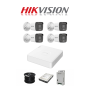 Hikvision Smart Hybrid Light 4 Channel System With 2MP Audio Cameras - Full House - Upgrade To 8CH Dvr & Psu With 4 Cameras