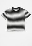 PoP Candy Stripe T-Shirt - Black & White