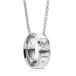 Stainless Steel Pendant Necklace Dad