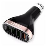 LDNIO USB Car Charger - 4P 6.6A Qc