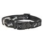 Rogz Fancy Dress Extra Large 25mm Armed Response Dog Collar - Black Bone