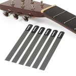 StewMac Gauged Nut Slotting File Set For Acoustic Guitar For Light medium Strings - Set Of 6