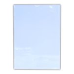 Perspex Pocket Clear white Backing A3