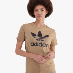 Adidas Womens Trefoil Short Sleeve Tee Cardboard - 10XL