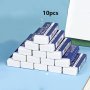 10PCS MINI Long Strip Erasers Tpr Material - Perfect For Daily Office Use