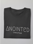 Mens Annointed Charcoal T-Shirt - 3XL