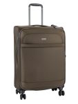 Cellini Microlite S Medium Maxipack 4 Wheel Trolley Case-sandalwood - Ys Travel Bags