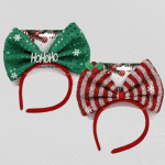 Festive Christmas Bow Headband