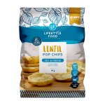 LIFESTYLE FOOD Lentil Pop Chips 75G - Salt & Vinegar
