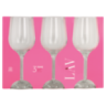 Fame Wine Goblet Glass 3 Piece Set