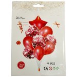 Celebration Air Helium Red Balloons 9PC