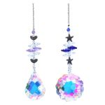 Home Decor Crystal Chime Glitter 2 Set