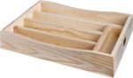 House Of York Pine Cutlery Tray