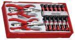 Teng Tools 16PC MINI Plier & Screwdriver Tray