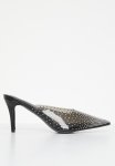 Scarlet Vinyl Mule - Black