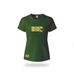 Ladies T-Shirt Bottle Green Boerboel