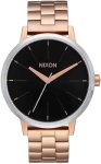 Nixon Kensington Women's Watch - Rose Gold Black Sunray