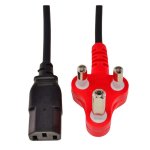 A009 Dedicated Power Cord - Kettle Plug To Red 3 Pin
