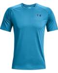Men's Ua Tech 2.0 Textured Short Sleeve T-Shirt - Radar Blue Sm