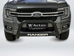 Ford Ranger Nudge Bar W Oval Cross Member Black- BS-150051 Artav Free Instore Fitment Only