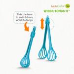 Fresha Whisk Tongs 11 Nylon Whisk & Masher