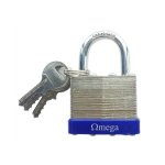Padlock Laminated 50MM Omega