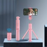 Selfie Stick Tripod Extended Bt Remote Control Phone Holder Live Streaming Tripod Phone Holder Multi-function Photo Universal Tr