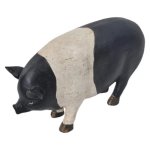 Habitat Hampshire Pig Figurine Wooden Height: 13CM