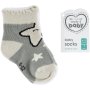 Made 4 Baby Unisex 2 Pack 3D Monochrome Anklet Socks