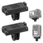 Fitstill 2PCS Magnetic Quick Release Adapter Base Mount Connection Compatible For Dji Osmo Action 5PRO Action 4 Action 3 Extensi