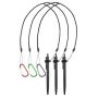Stationery Lanyards With Silicone Rings Carabiners And Pens 3PC - Special