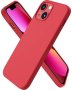 Tuff-Luv Soft Feel Liquid Silicone Case For Apple Iphone 13 MINI - Red