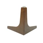 13L Dark Wood Furniture Leg H120MM X D50MM
