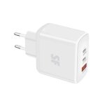 65W Gan Wall Charger With Type C Cable White