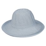 Synthetic Fibre Hat Hatfield Light Grey 34CM
