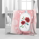 Crystal Rose Minky Blanket