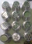 12PC Stainless Steel Russian Nozzles Set Carded