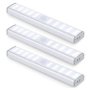 LUMIN A 30 LED Rechargeable Motion Sensor Lights - Set Of 3