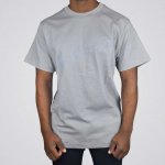 Raw Flock G-script Loose Tee Grey