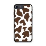 Custom Printed Tpu Cases - Apple Iphone 7 Apple Iphone 8 Apple Iphone Se 2020 Apple Iphone Se 2022 & 39 Brown Cow Print&