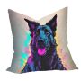 Neon Slash Dog Luxury Scatter By Nathan Pieterse Large