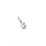 G Alphabet Charm In Silver