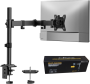 Single-arm Adjustable Computer Monitor Stand Holds 32-INCH Monitors